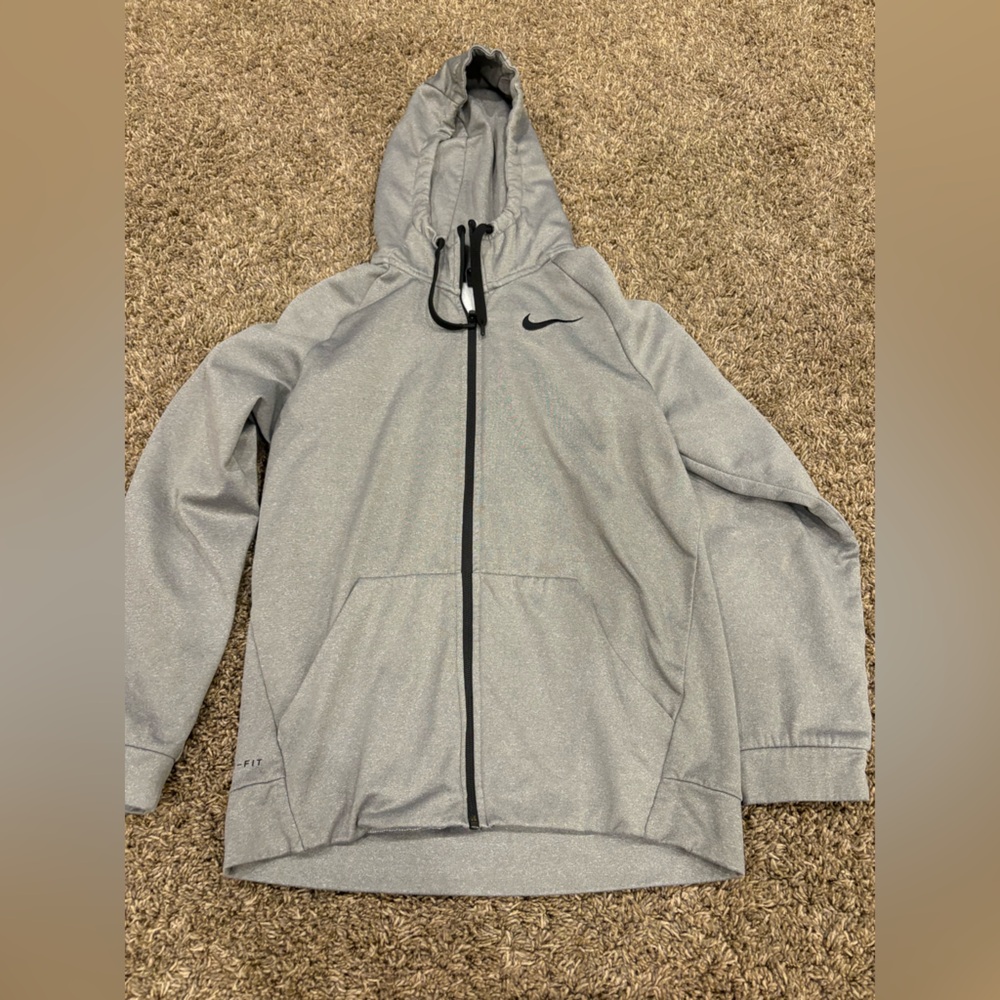 Nike Heather Gray Dri-FIT Hoodie